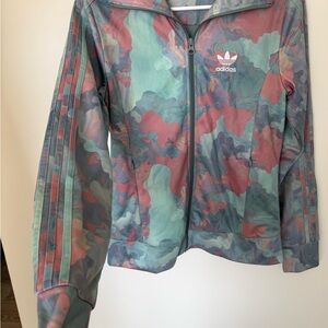 Adidas Pastel Camo Europa zip up Track Jacket